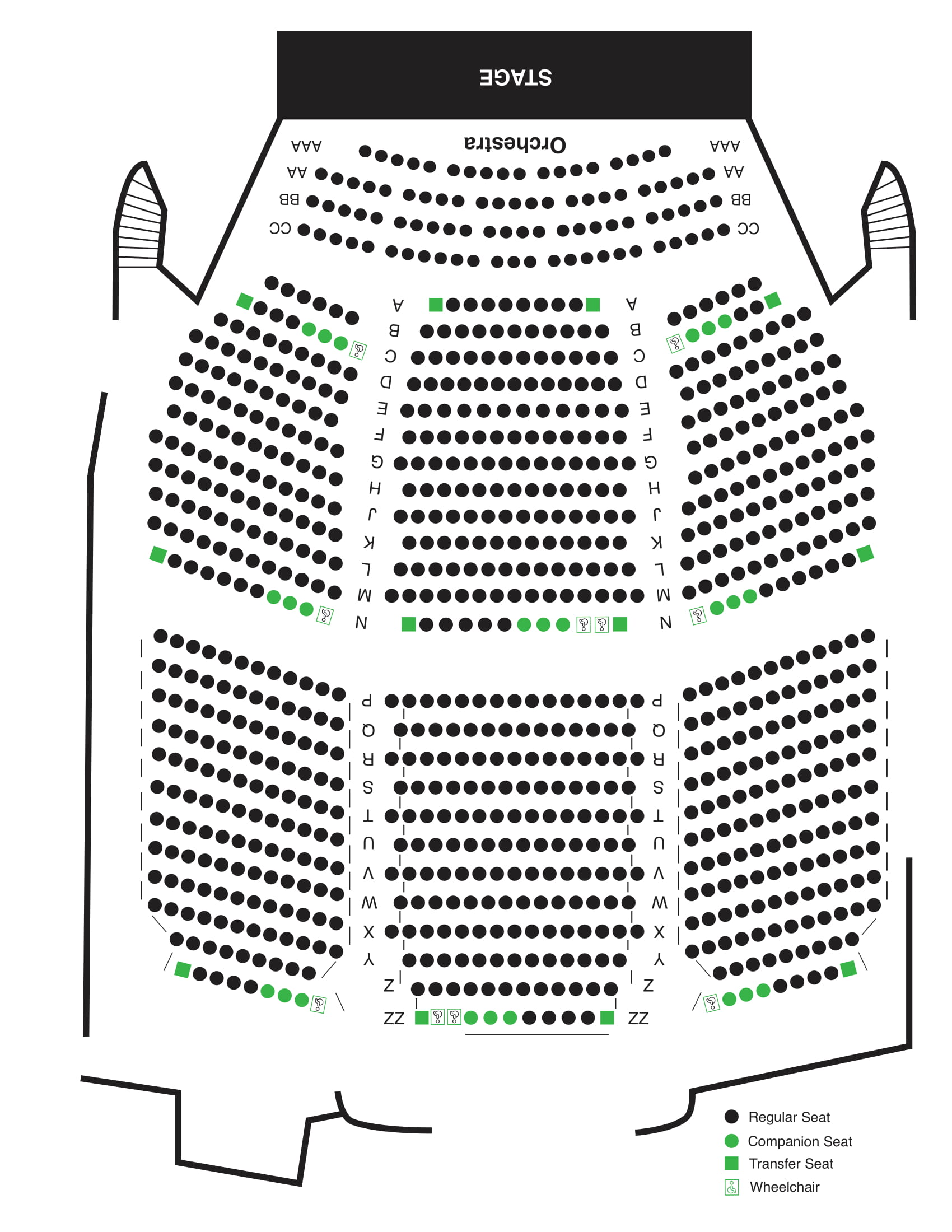 Capitol Theatre Seating Chart